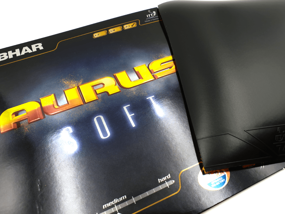Tibhar Aurus Soft | Test & Vergleich | Moderater Topspinbelag