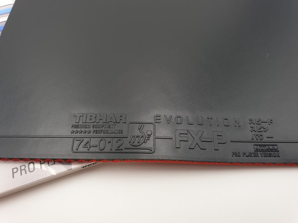 Tibhar Evolution FX-P Obergummi