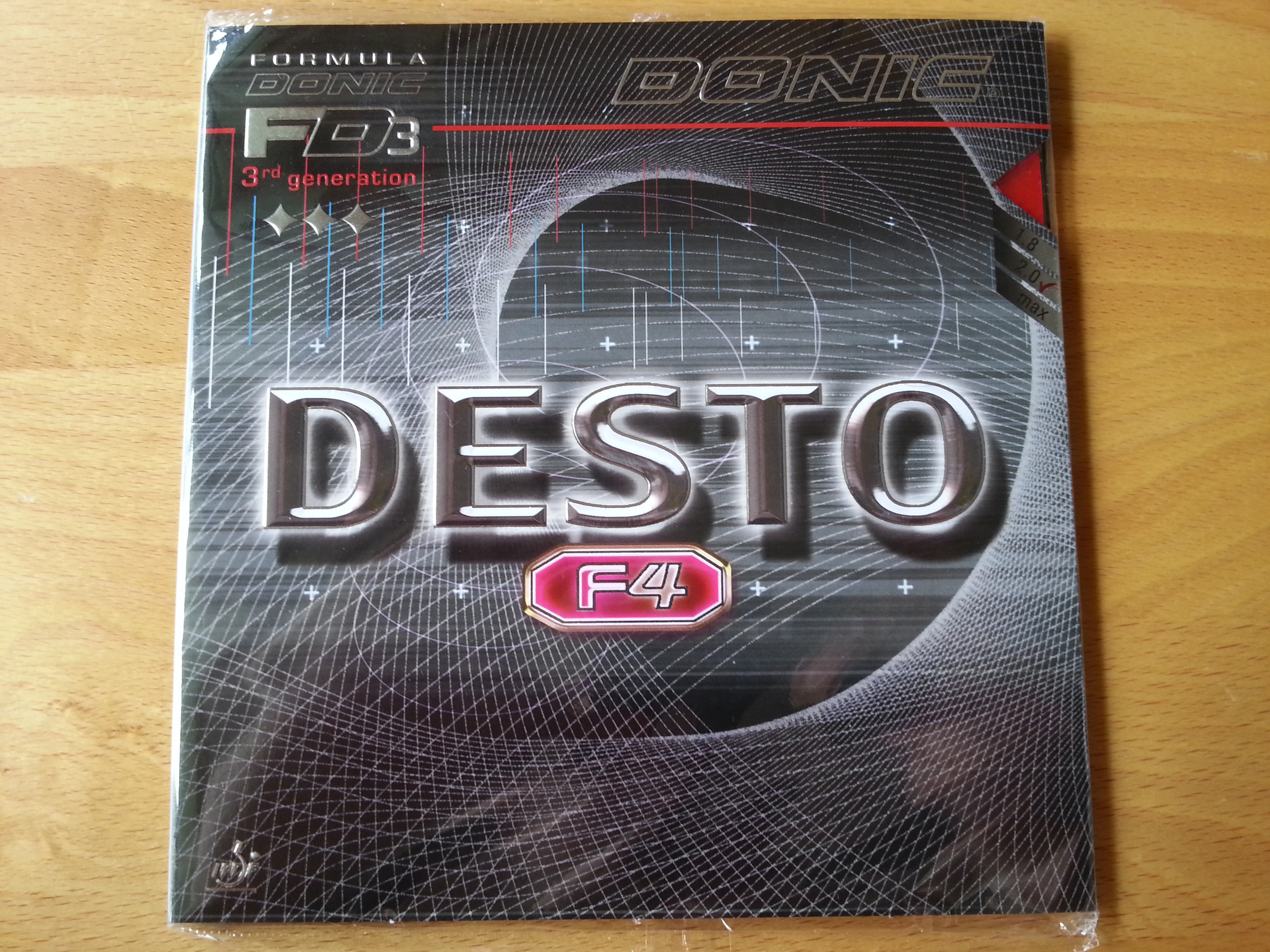 Donic Desto F4 - Testbericht des Tensor-Einsteigerbelags